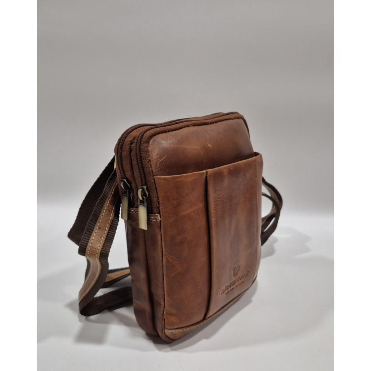 BOLSO BANDOLERA PIEL VACUNA HOMBRE LOLA SANDOVAL 4071 BOLSO BANDOLERA PIEL VACUNA HOMBRE LOLA SANDOVAL 4071