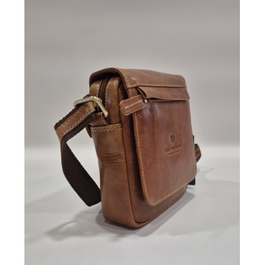 BOLSO BANDOLERA PIEL VACUNA HOMBRE LOLA SANDOVAL4082.