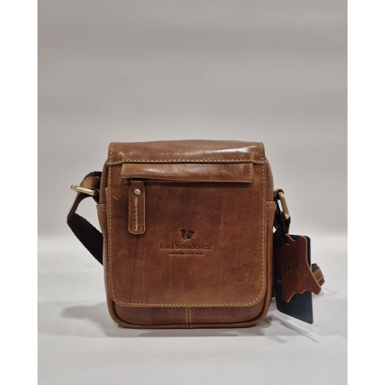 BOLSO BANDOLERA PIEL VACUNA HOMBRE LOLA SANDOVAL4082. BOLSO BANDOLERA PIEL VACUNA HOMBRE LOLA SANDOVAL4082.