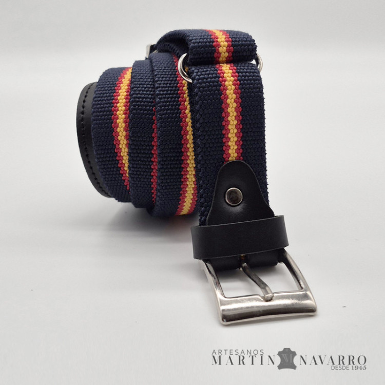 CINTURON ELASTICO REGULABLE COMBINADO 3 CM.