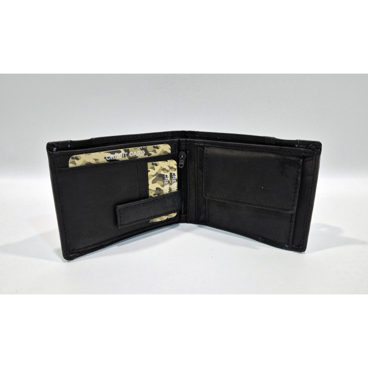 CARTERA CABALLERO AMERICANA CIERRE ELASTICO PIEL VACUNA JAGUAR 1294