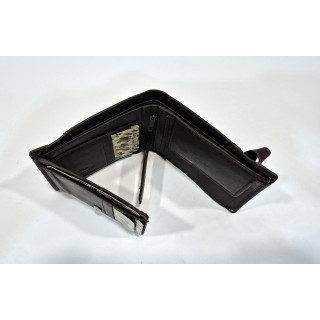 CARTERA CABALLERO AMERICANA CIERRE ELASTICO PIEL VACUNA JAGUAR 1294