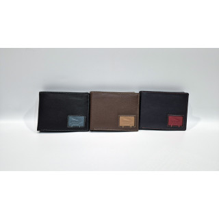 CARTERA CABALLERO AMERICANA  PIEL VACUNA JAGUAR 1311