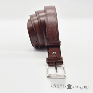 CINTURON PIEL VACUNA 3,5 CM CINTURON PIEL VACUNA 3,5 CM