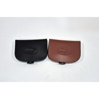 CARTERA MONEDERO DE TACON PIEL VACUNA CON BILLETERO Y CIERRE DE BOTON 7005