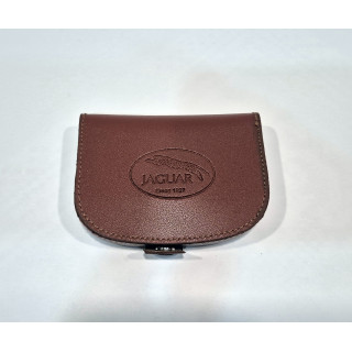 CARTERA MONEDERO DE TACON PIEL VACUNA CON BILLETERO DOBLE Y CIERRE DE BOTON 7005