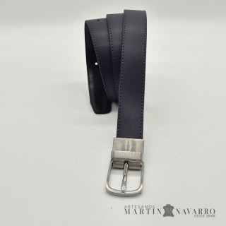CINTURON REVERSIBLE PIEL VACUNA 3 CM.