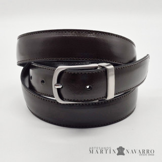 CINTURON REVERSIBLE PIEL VACUNA 3,5 CM. CINTURON REVERSIBLE PIEL VACUNA 3,5 CM.