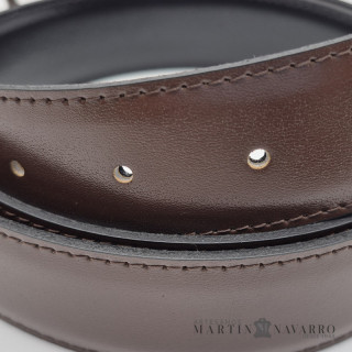 CINTURON REVERSIBLE PIEL VACUNA 3,5 CM. CINTURON REVERSIBLE PIEL VACUNA 3,5 CM.