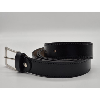 CINTURON SERRAJE LISO PIEL VACUNA 3 CM,
