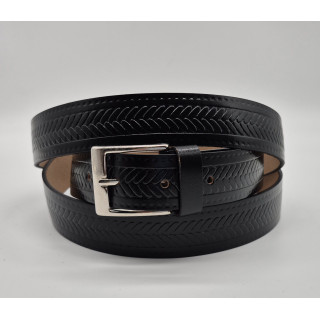 CINTURON SERRAJE GRABADO PIEL VACUNA 3 CM, CINTURON SERRAJE GRABADO PIEL VACUNA 3 CM,