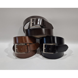 CINTURON SERRAJE LISO PIEL VACUNA 3,5 CM