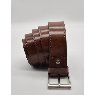 CINTURON SERRAJE LISO PIEL VACUNA 4 CM