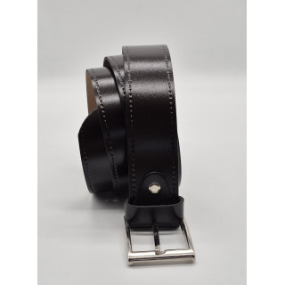 CINTURON SERRAJE LISO PIEL VACUNA 4 CM