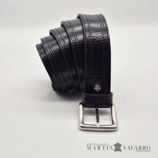 CINTURON PIEL VACUNA TK 3,5 CM. CINTURON PIEL VACUNA TK 3,5 CM.