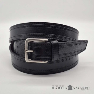 CINTURON PIEL VACUNA TK 3,5 CM. CINTURON PIEL VACUNA TK 3,5 CM.