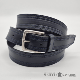 CINTURON PIEL VACUNA TK 3,5 CM. CINTURON PIEL VACUNA TK 3,5 CM.