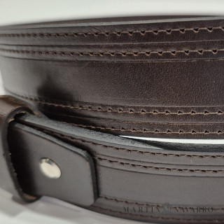 CINTURON PIEL VACUNA TK 3,5 CM.