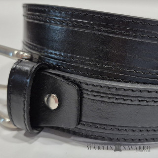 CINTURON PIEL VACUNA TK 3,5 CM. CINTURON PIEL VACUNA TK 3,5 CM.
