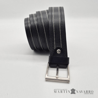CINTURON PIEL VACUNA 4 CM. CINTURON PIEL VACUNA 4 CM.