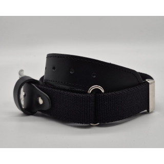 CINTURON ELASTICO REGULABLE LISO 3 CM.