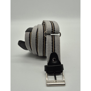CINTURON ELASTICO REGULABLE COMBINADO 3 CM.