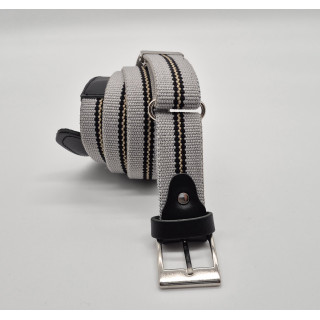 CINTURON ELASTICO REGULABLE COMBINADO 3 CM.
