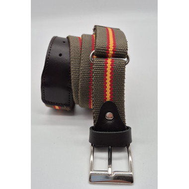 CINTURON ELASTICO REGULABLE COMBINADO 3 CM.